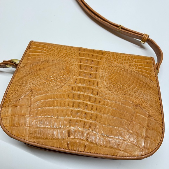 MARINA MR Crocodile shoulder bag Croco Leather bag - Picture 12 of 16